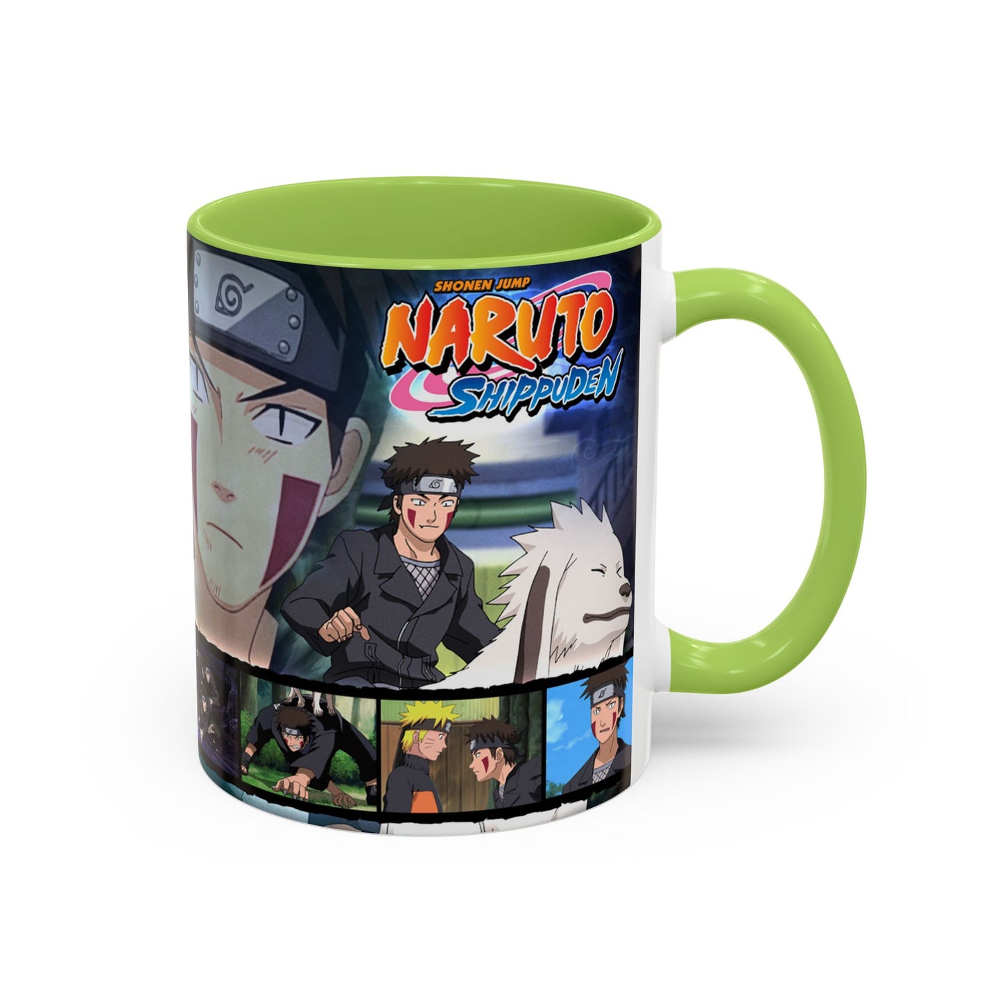 Kiba Collage Coffee Mug | Naruto Shippuden Design (11/15oz)