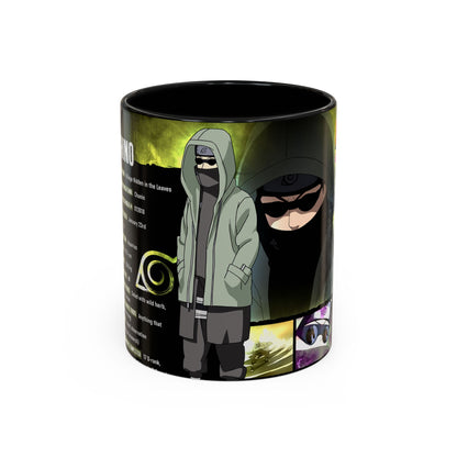 Naruto Shippuden Shino Aburame Accent Coffee Mug | Anime Character Fan Gift (11/15oz)