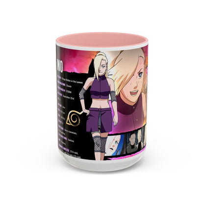 Naruto Shippuden Ino Anime Accent Coffee Mug — 11/15oz