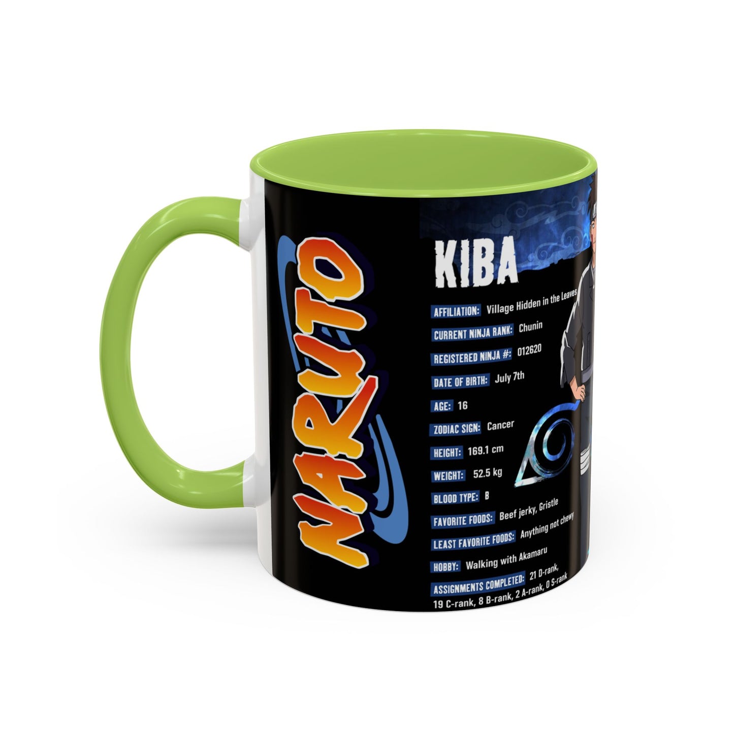 Kiba Collage Coffee Mug | Naruto Shippuden Design (11/15oz)
