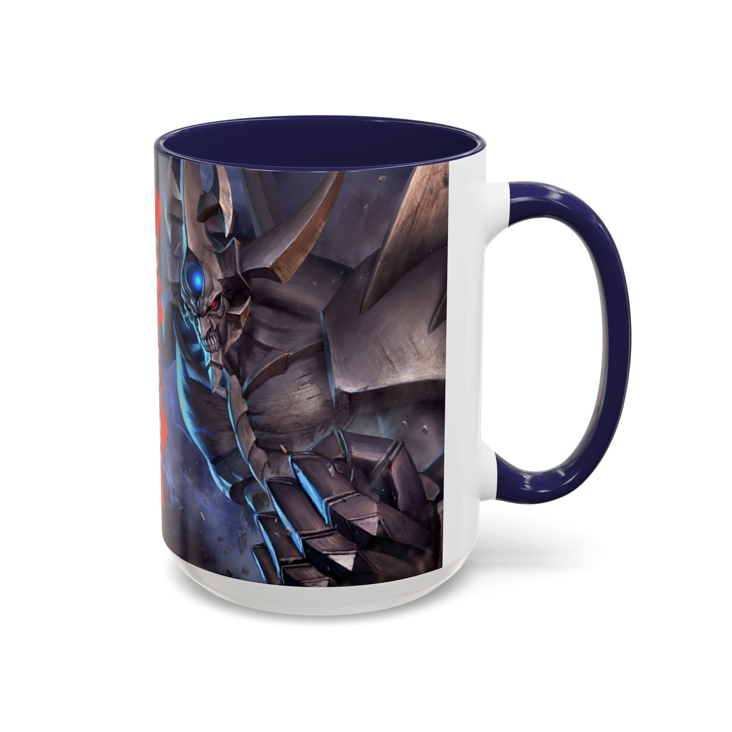 Yu-Gi-Oh! Coffee Mug | Fantasy Skull Warrior Accent Mug (11/15oz)