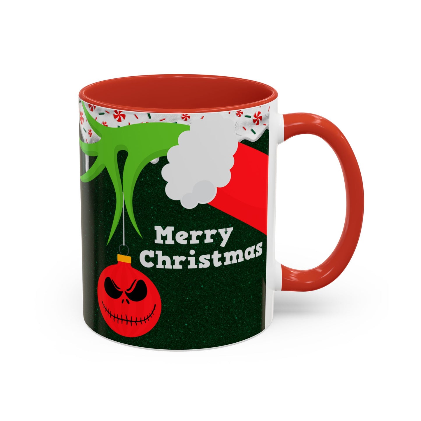 Grinch Merry Christmas Mug | Accent Coffee Mug 11oz 15oz