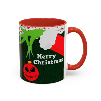 Grinch Merry Christmas Mug | Accent Coffee Mug 11oz 15oz