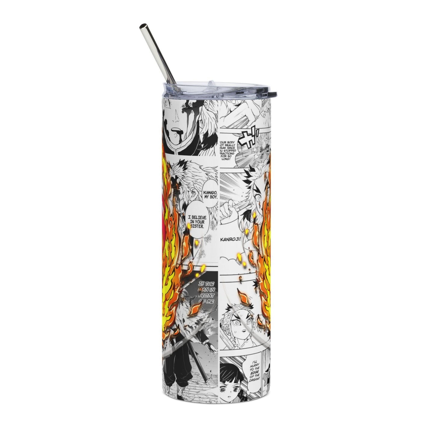 Rengoku Tumbler | Demon Slayer Inspired 20oz Stainless Steel Tumbler