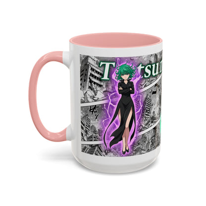 Accent Coffee Mug - Anime Girl Psychic Power Design (11/15oz)