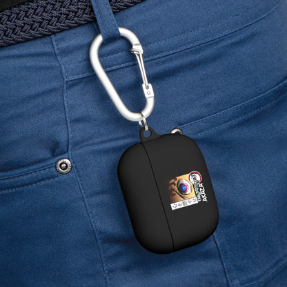 Anime Eye Illustration AirPods Case | Akaza Demon Slayer Inspired