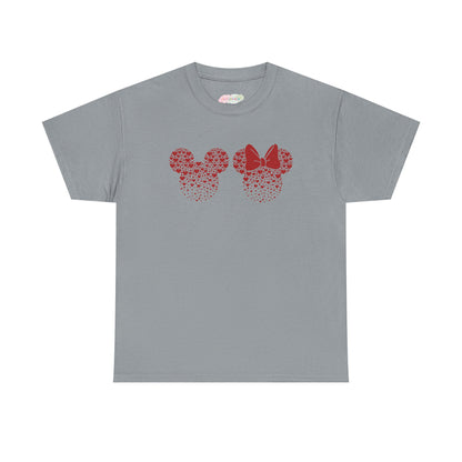 Mouse Hearts Tee | Mouse Ear Silhouette T-Shirt