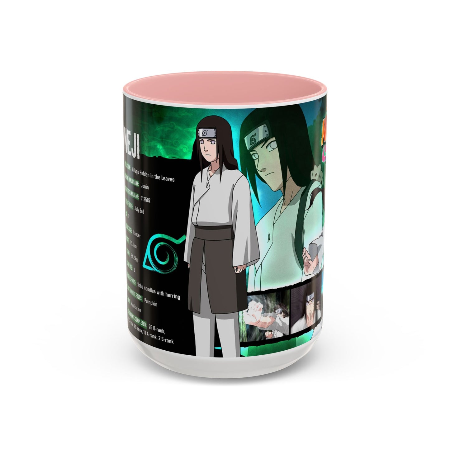 Naruto Shippuden Neji Accent Coffee Mug | Coffee Mug (11/15oz)