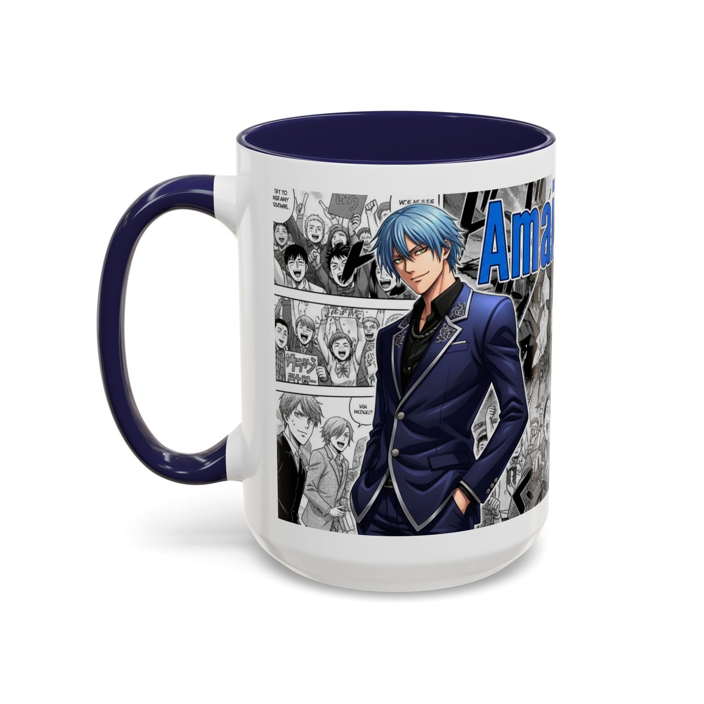 Anime Manga Accent Coffee Mug  Amai Mask Character Design (11/15oz)