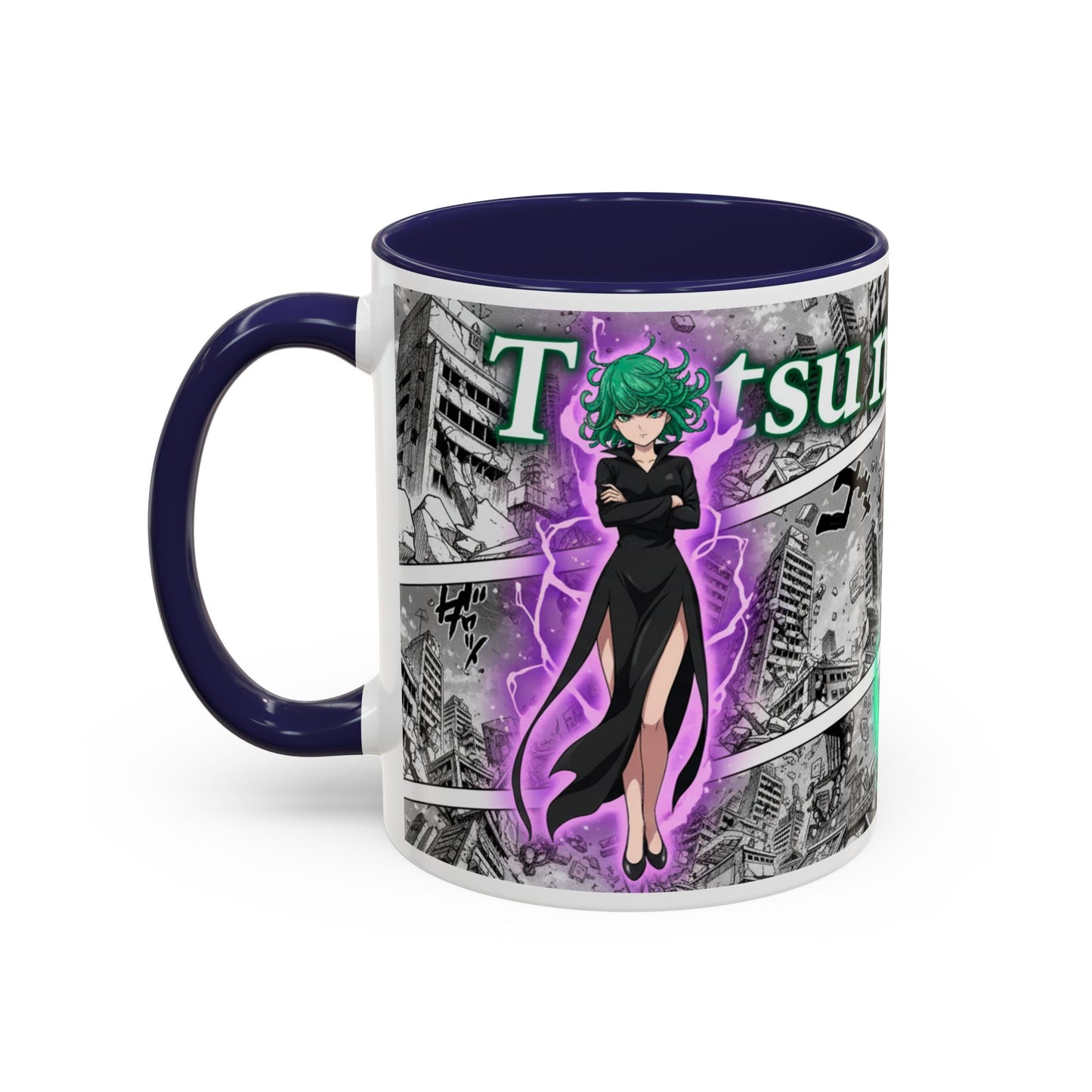 Accent Coffee Mug - Anime Girl Psychic Power Design (11/15oz)