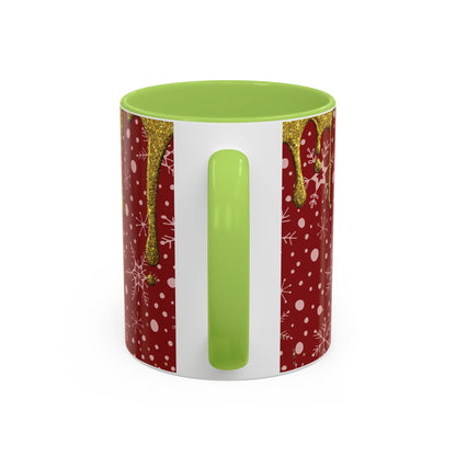 Grinch and Mouse Santa Mug | Accent Coffee Mug 11oz 15oz