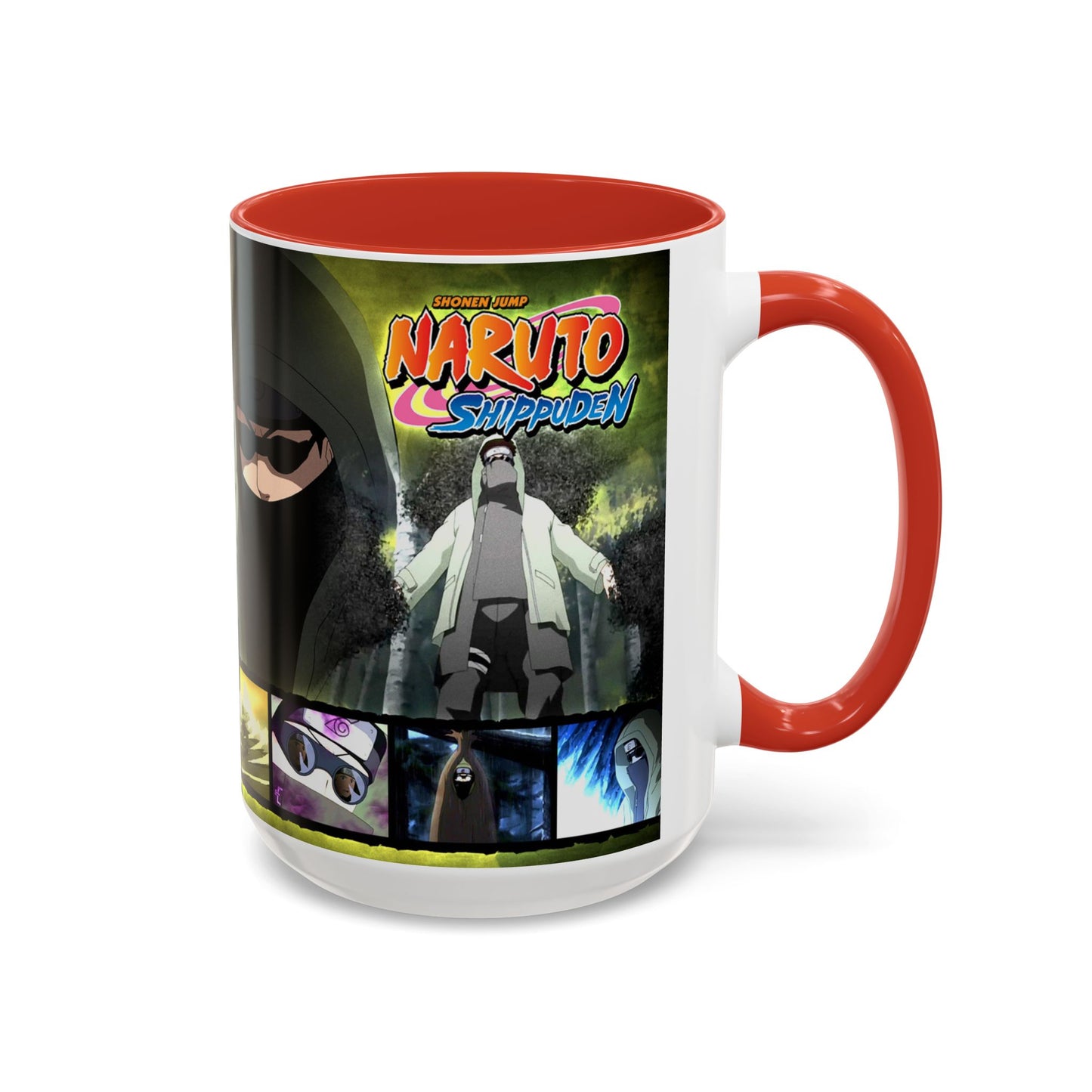 Naruto Shippuden Shino Aburame Accent Coffee Mug  Anime Character Fan Gift (11/15oz)