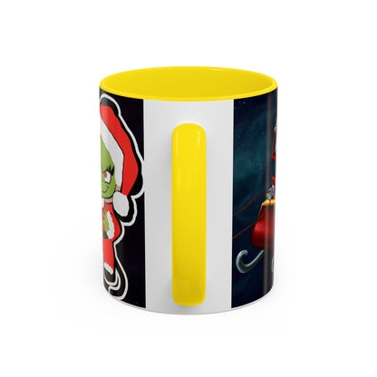 Grinch Jack Skellington Christmas Mug | Accent Coffee Mug