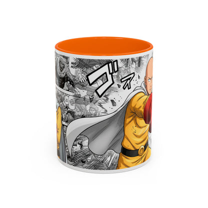 Anime Fist Coffee Mug  Dynamic Manga Collage Accent Mug (11/15 oz)
