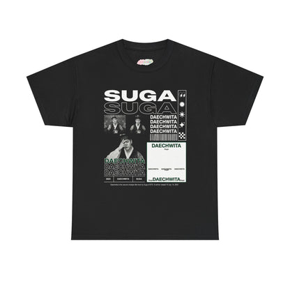 Suga Daechwita Graphic Tee | K-Pop Rapper Photo Collage Shirt