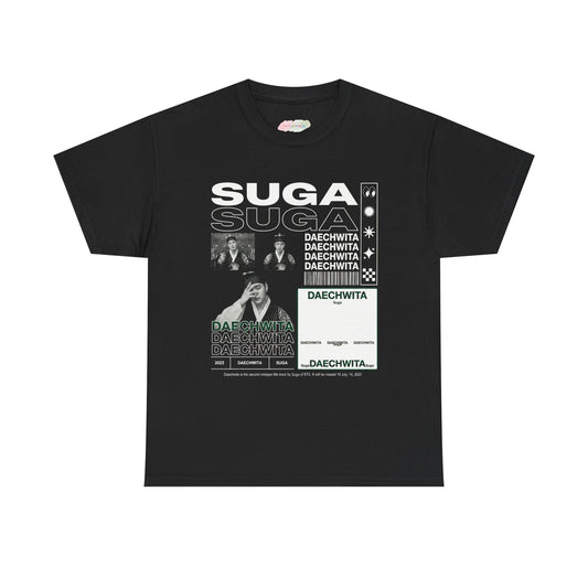 Suga Daechwita Graphic Tee | K-Pop Rapper Photo Collage Shirt