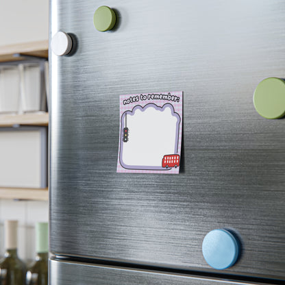 Notes to Remember Sticky Note Pad | Traffic Light & Double-Decker Bus