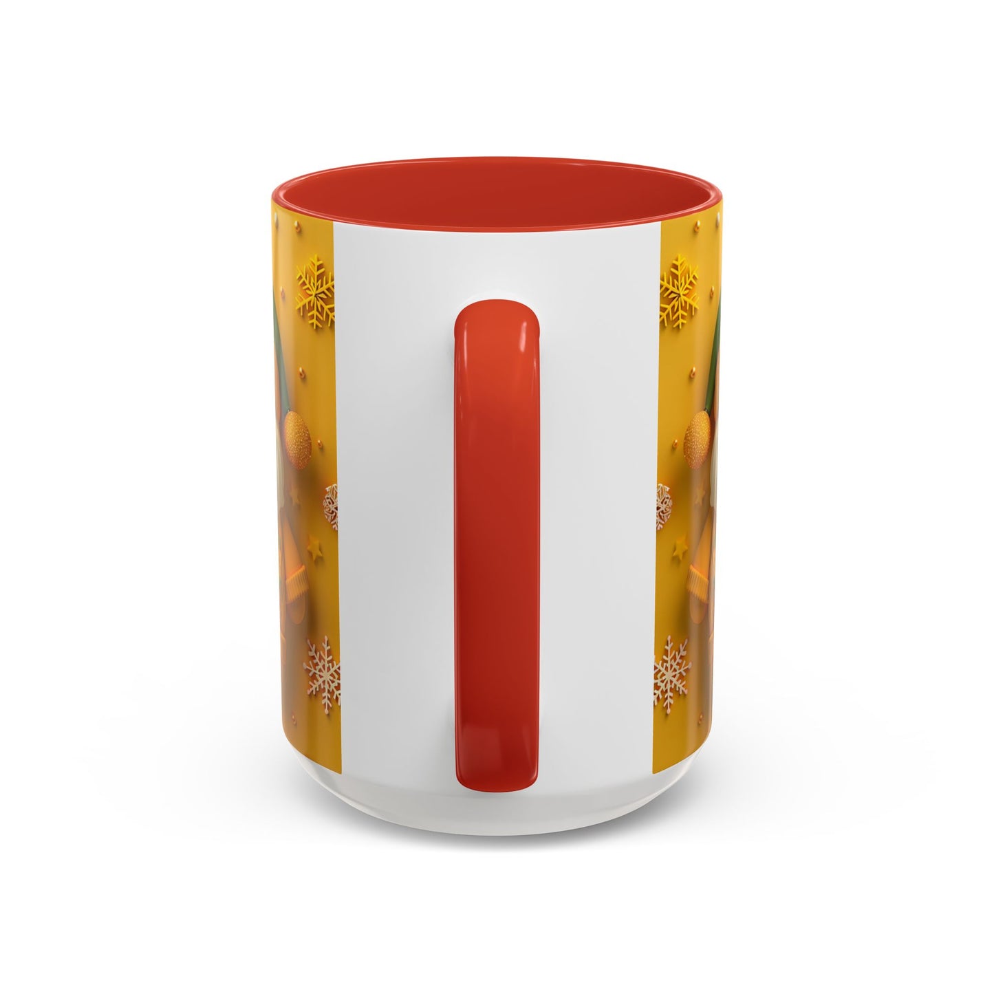Yellow Sweater Santa Mug | Accent Coffee Mug