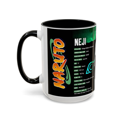 Naruto Shippuden Neji Accent Coffee Mug | Coffee Mug (11/15oz)