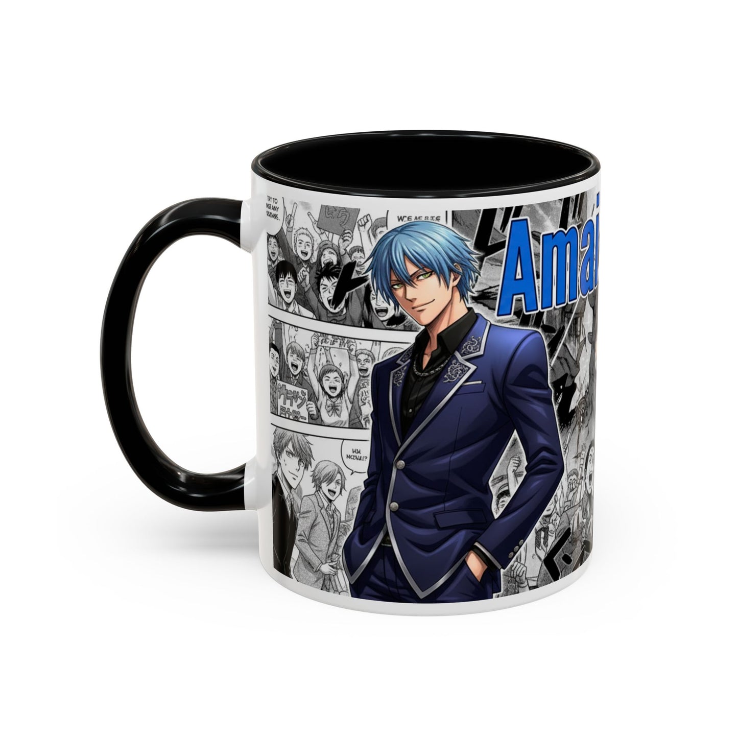 Anime Manga Accent Coffee Mug  Amai Mask Character Design (11/15oz)