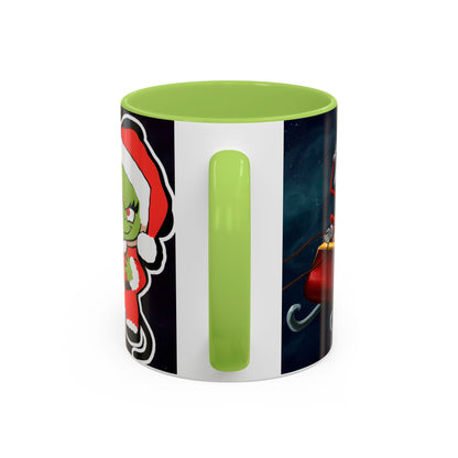 Grinch Jack Skellington Christmas Mug | Accent Coffee Mug