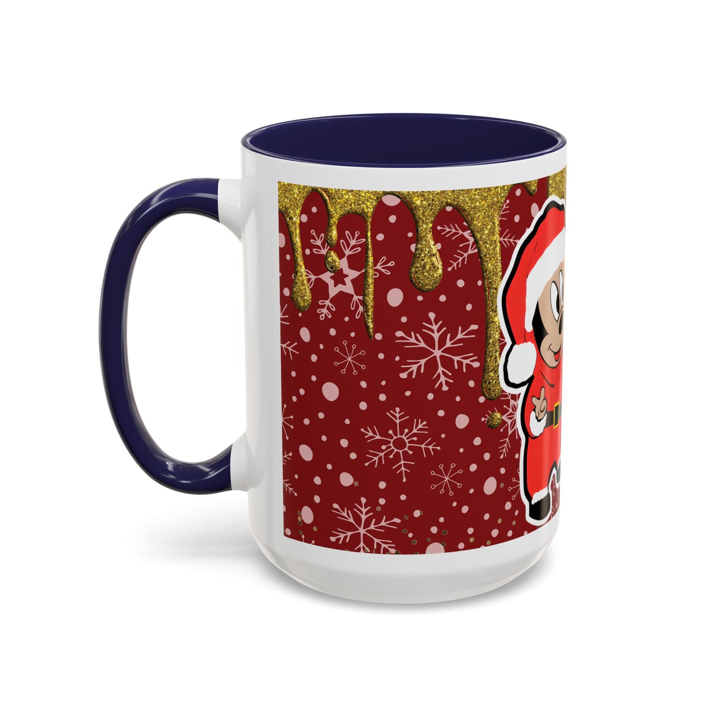 Grinch and Mouse Santa Mug | Accent Coffee Mug 11oz 15oz