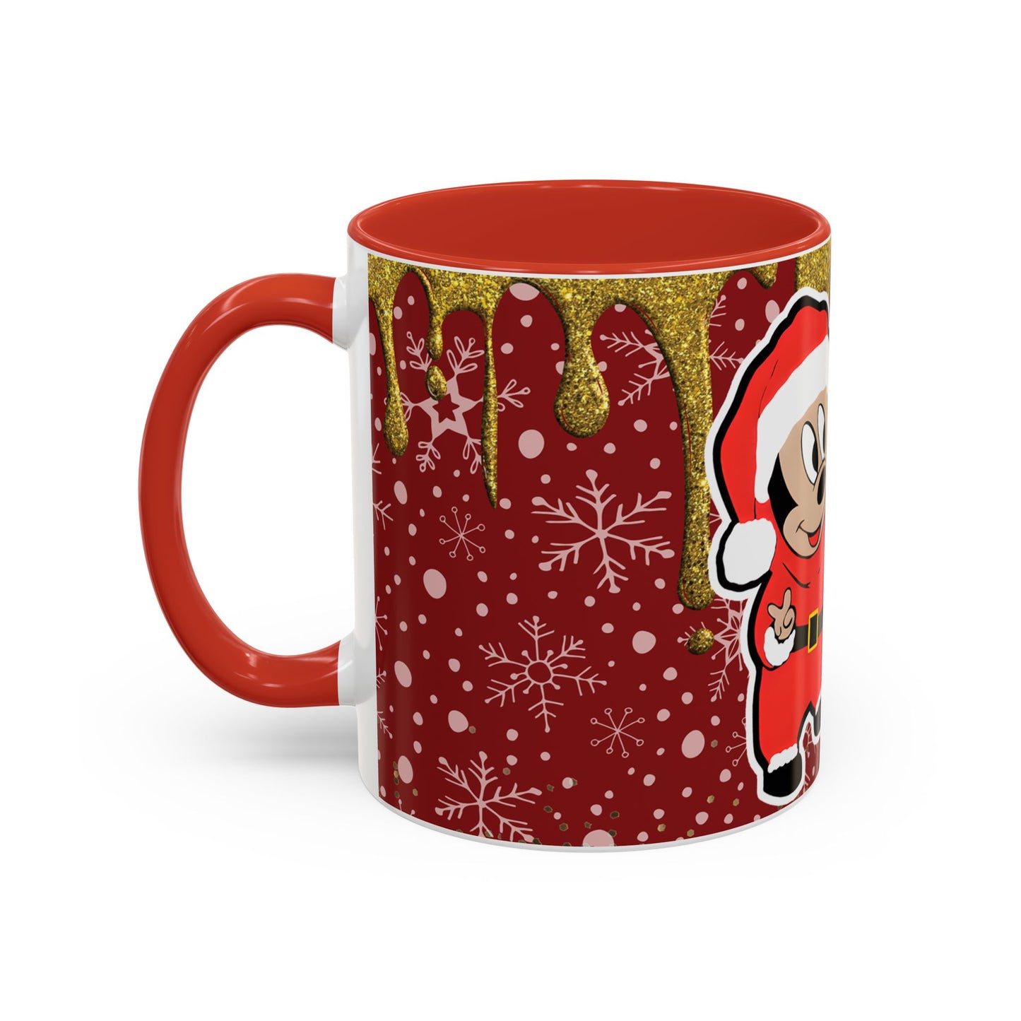 Grinch and Mouse Santa Mug | Accent Coffee Mug 11oz 15oz
