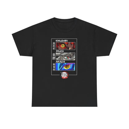 Anime Eye Panel T-Shirt | Neon Glitch Eyes Graphic Tee