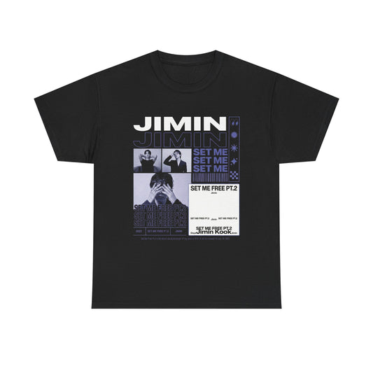 JIMIN Set Me Free Graphic Tee | Music Album Photo Shirt