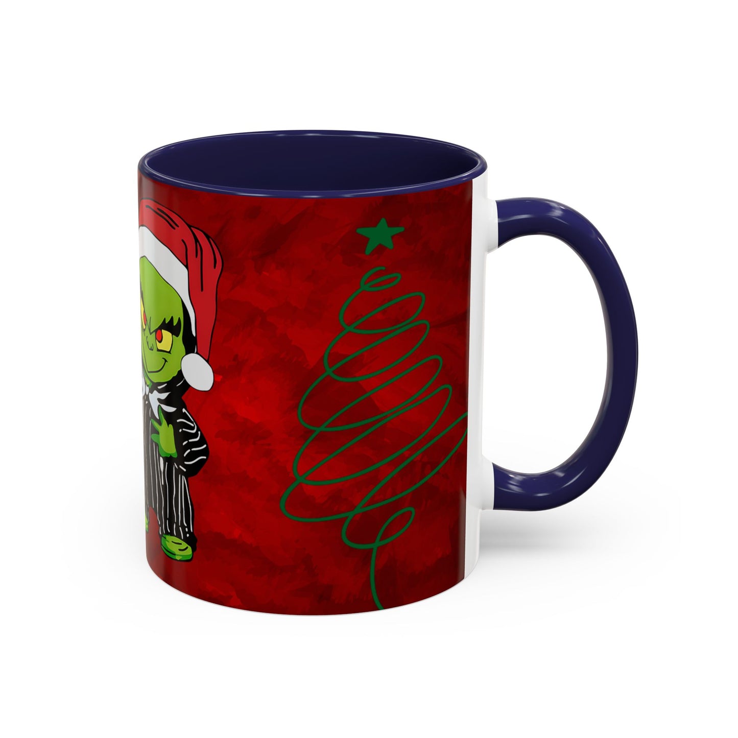 Grinch Jack Skellington Christmas Mug | Accent Coffee Mug