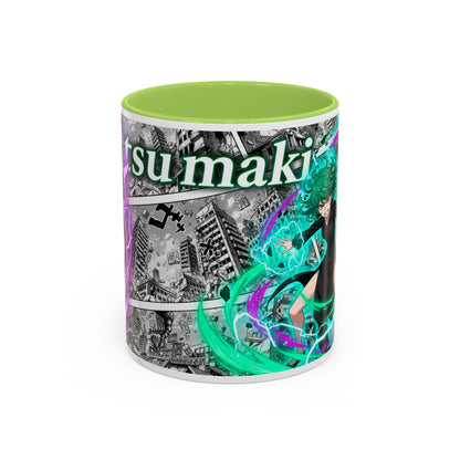 Accent Coffee Mug - Anime Girl Psychic Power Design (11/15oz)