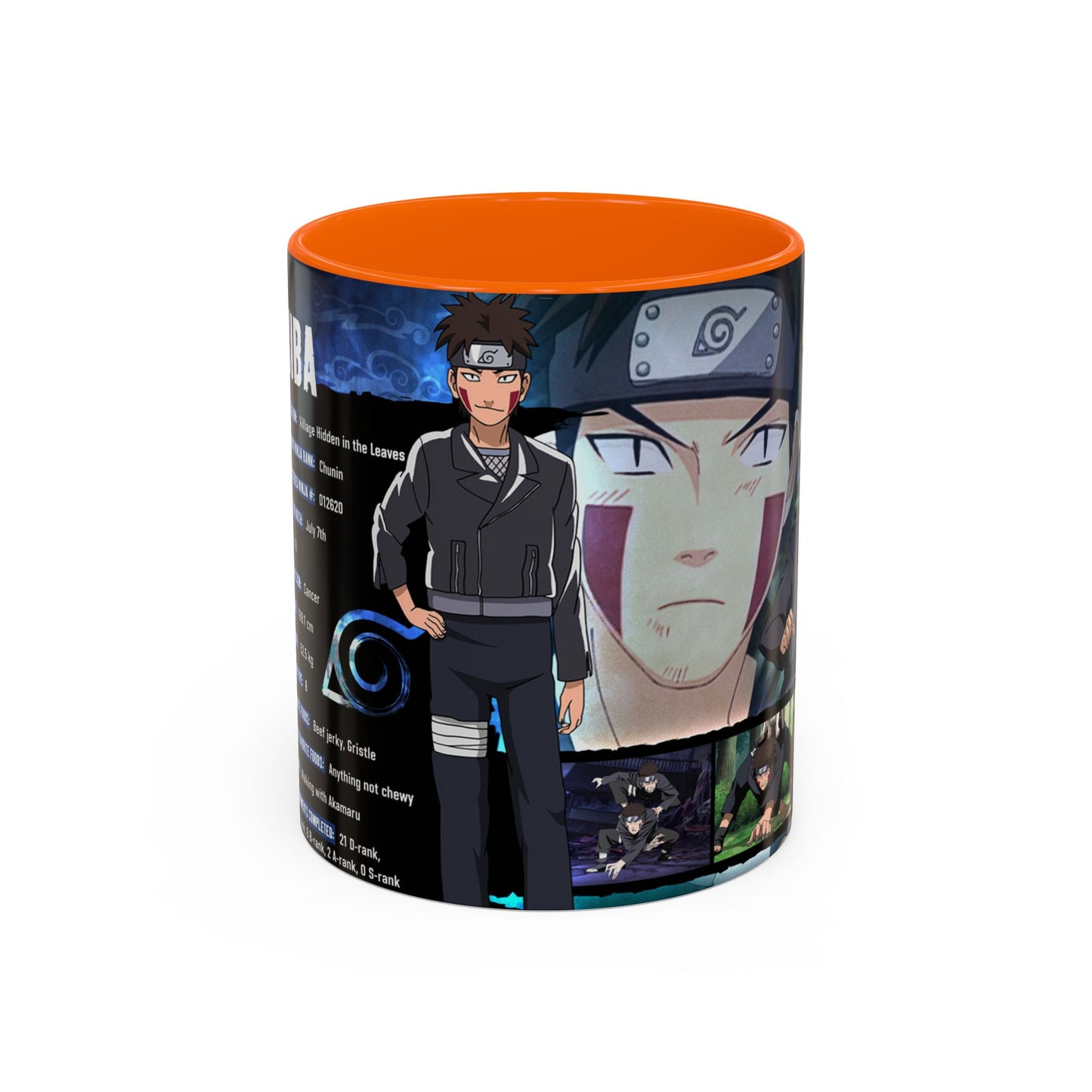 Kiba Collage Coffee Mug | Naruto Shippuden Design (11/15oz)