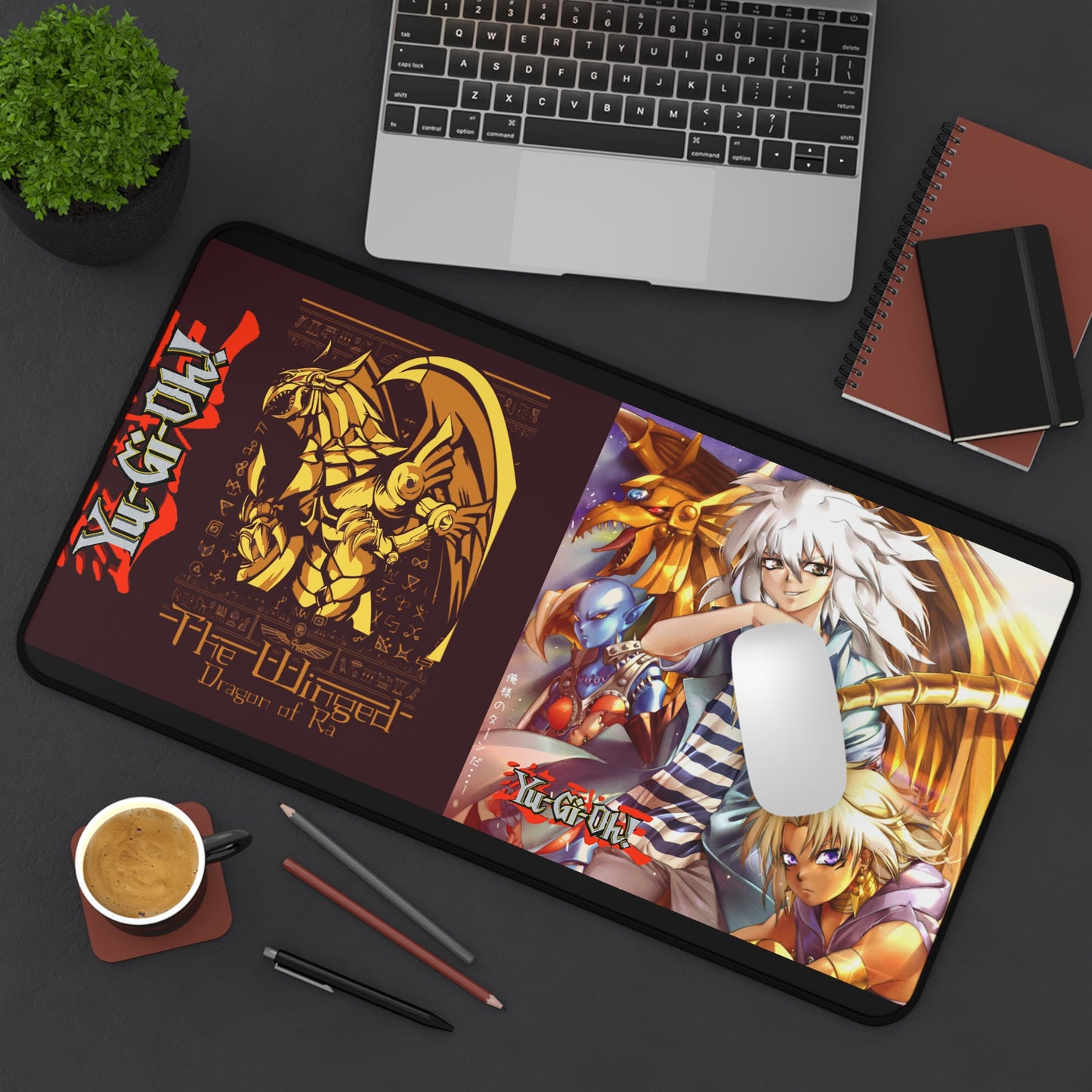 Yu-Gi-Oh! The Winged Dragon Desk Mat | Playmat-Style Gaming Mouse Pad