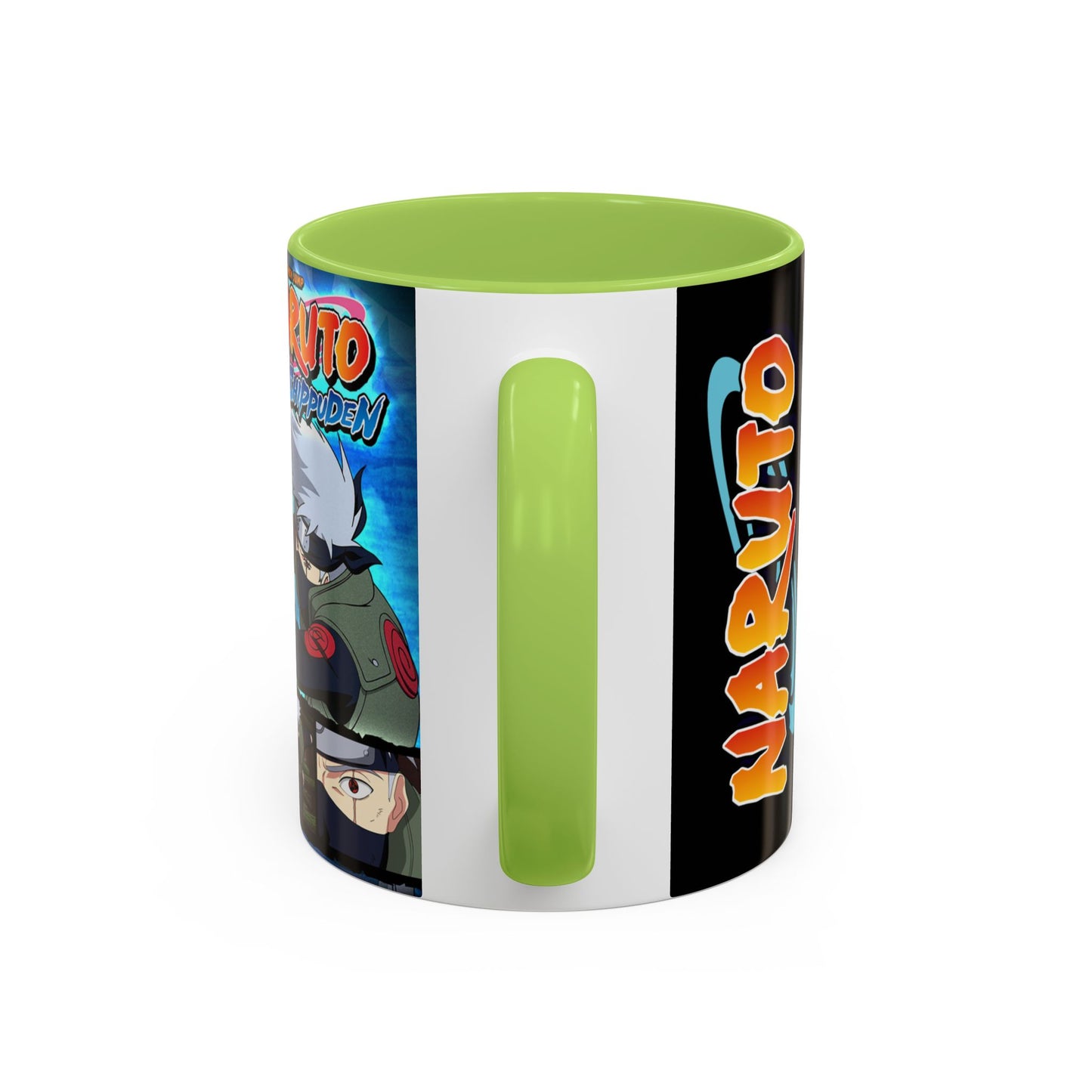 Naruto Kakashi Accent Coffee Mug  Anime Character Collage 11/15oz
