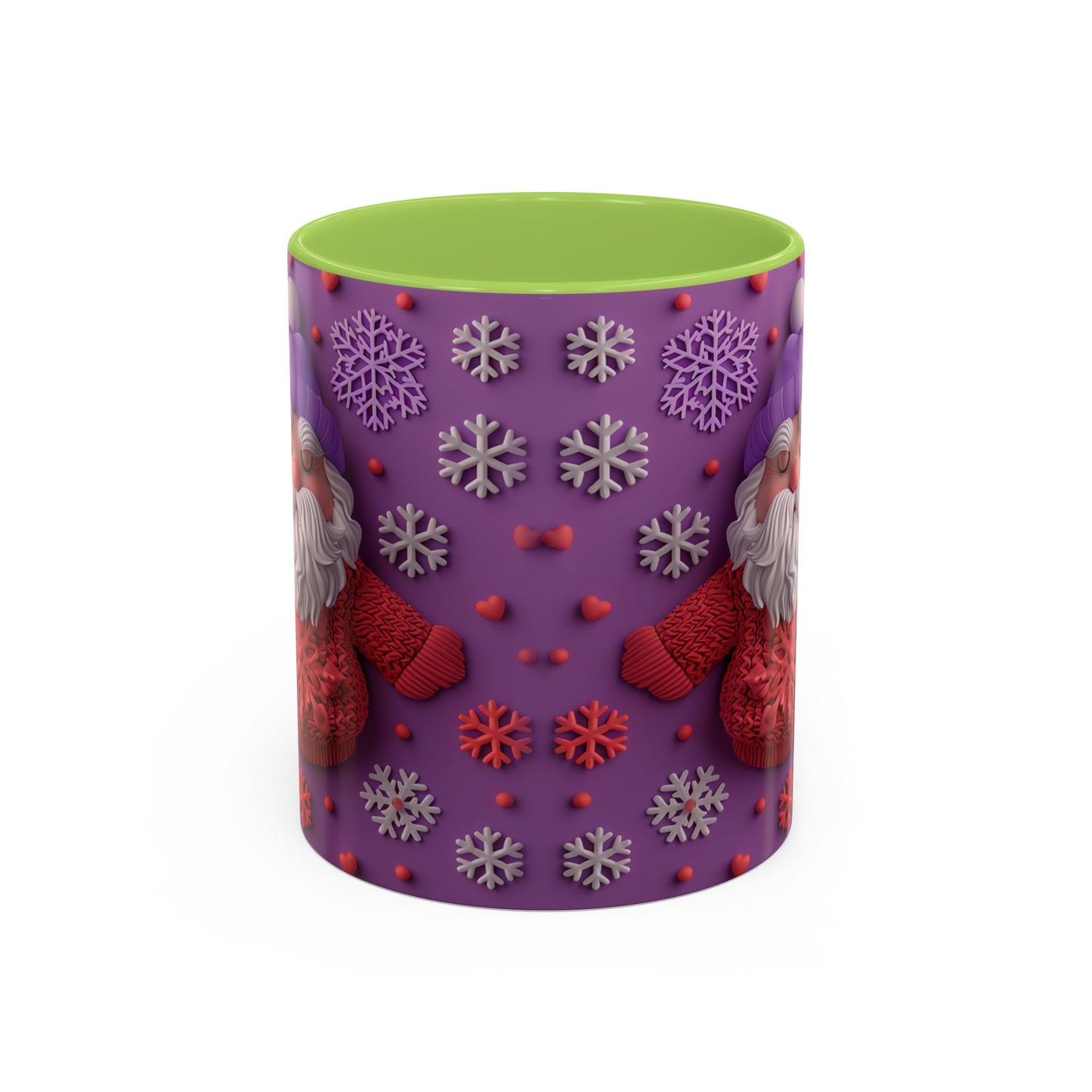 Knit Santa Pattern Mug | Accent Coffee Mug