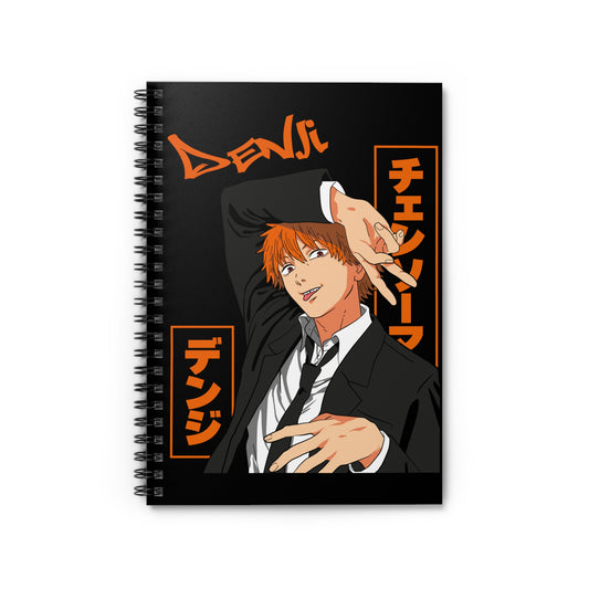 Denji Anime Spiral Notebook | Chainsaw Man Inspire Notebook