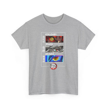 Anime Eye Panel T-Shirt | Neon Glitch Eyes Graphic Tee
