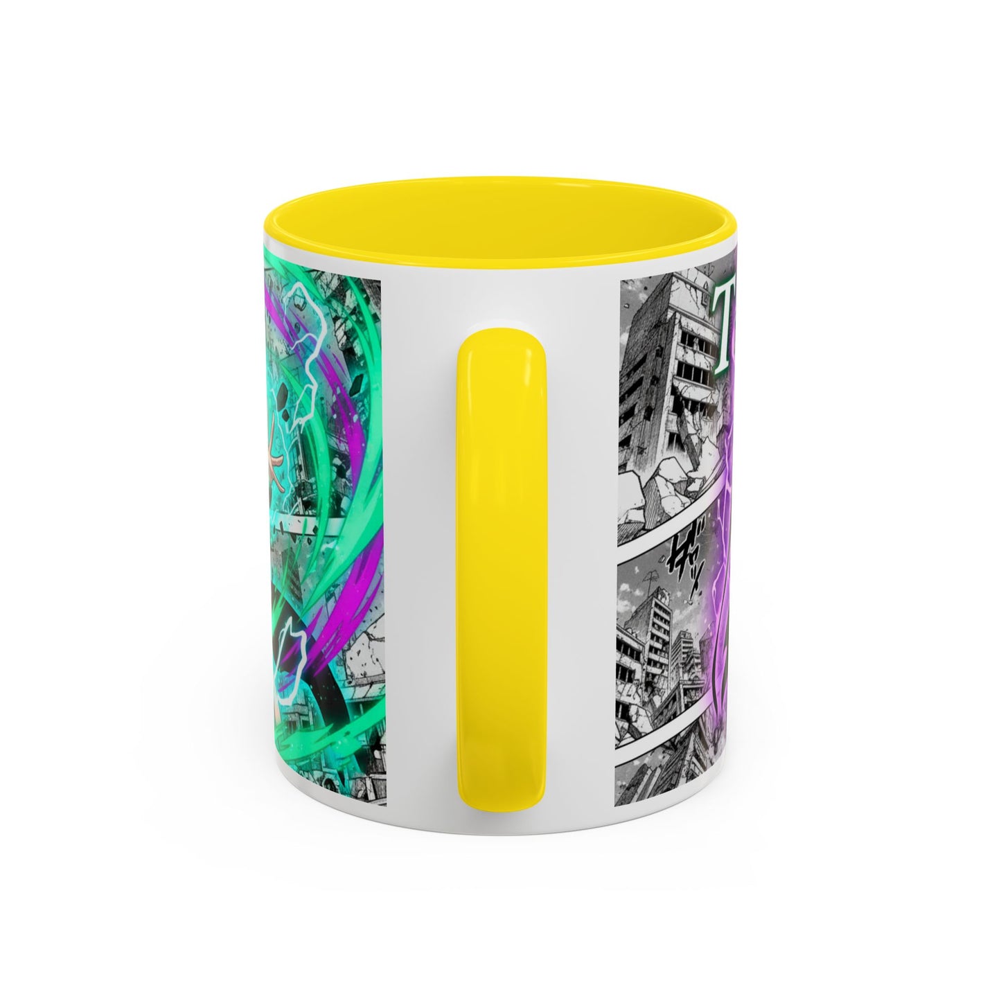 Accent Coffee Mug - Anime Girl Psychic Power Design (11/15oz)