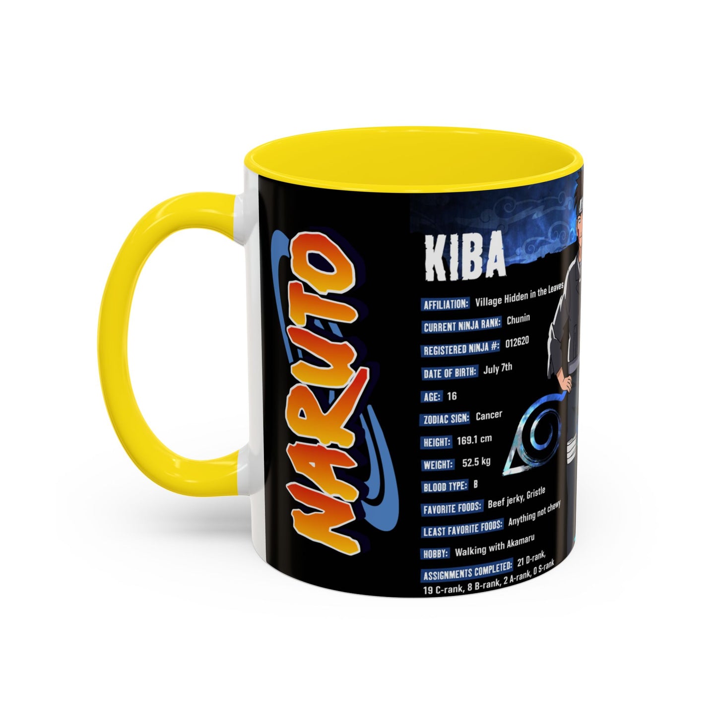 Kiba Collage Coffee Mug | Naruto Shippuden Design (11/15oz)