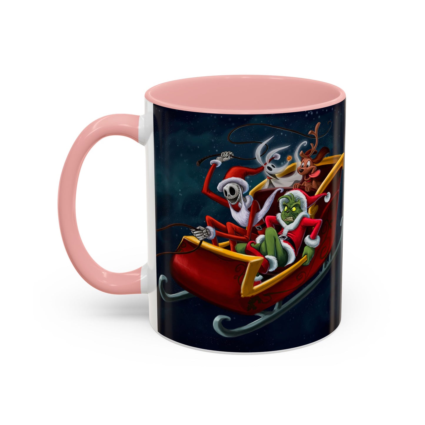 Grinch Jack Skellington Christmas Mug | Accent Coffee Mug