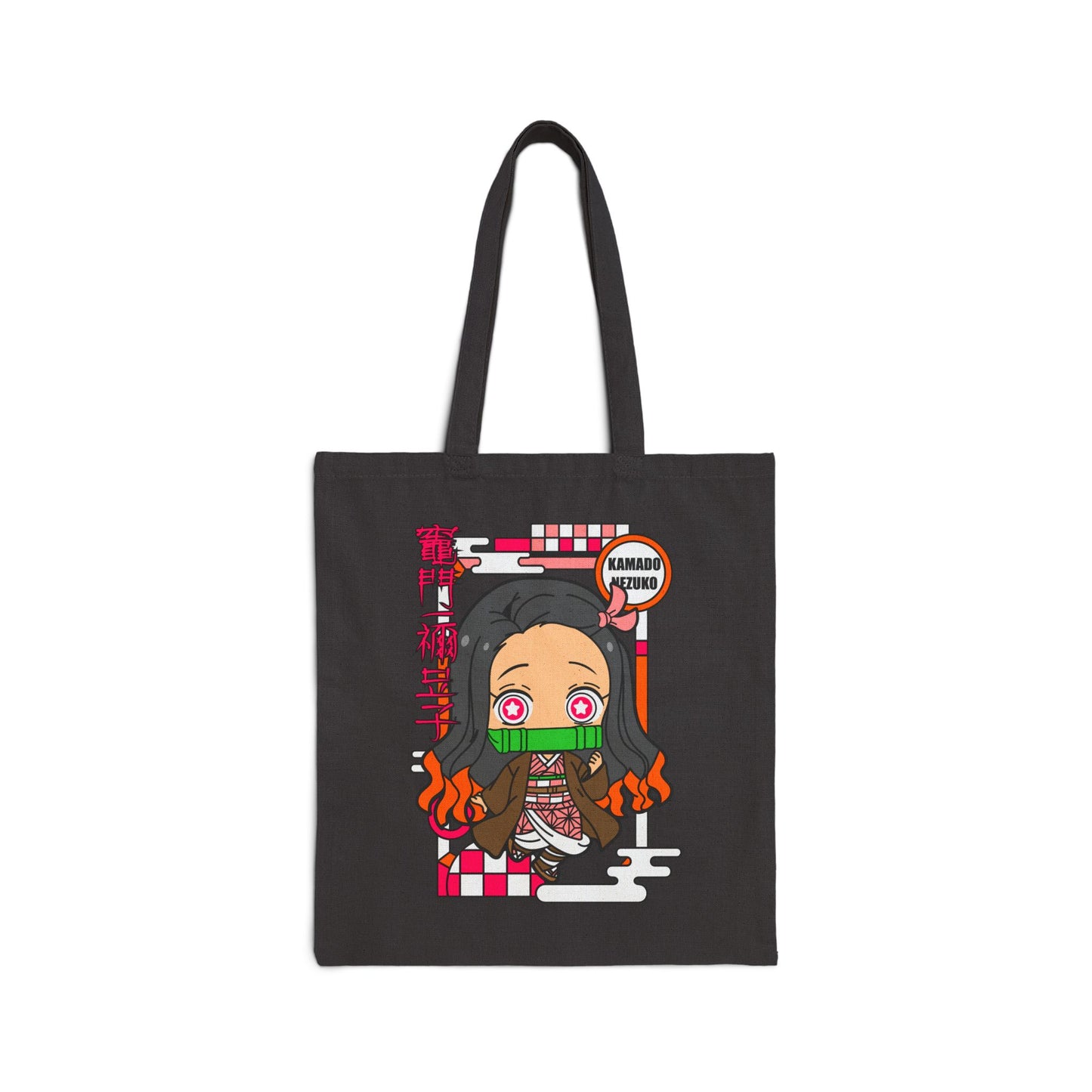 Nezuko Canvas Tote Bag | Demon Slayer Inspired Tote Bag