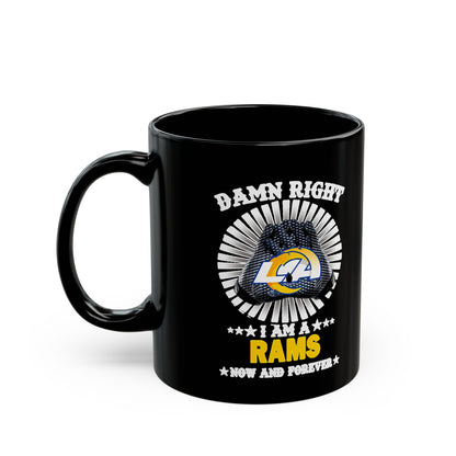 Custom Rams Football Fan Mug