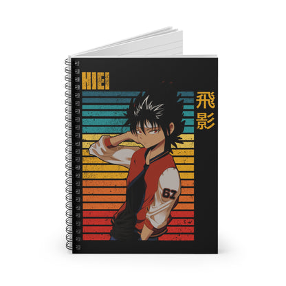 Retro Anime Character Spiral Notebook | Ruled Notebook