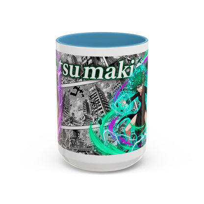 Accent Coffee Mug - Anime Girl Psychic Power Design (11/15oz)