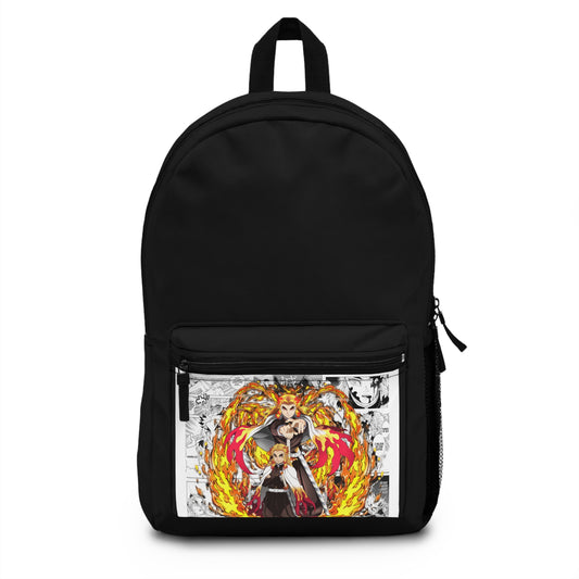 Anime Flame Guardian Backpack  Demon Slayer Tanjiro & Rengoku Design