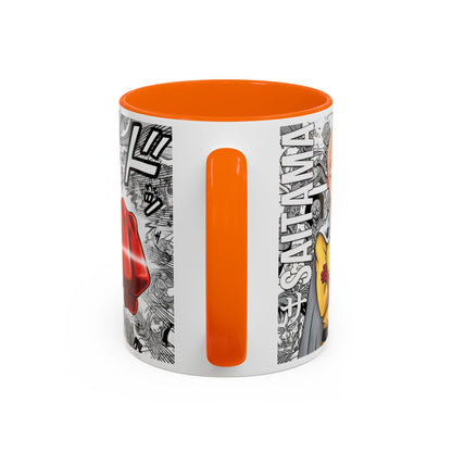 Saitama Mug |One Punch Man Inspired Collage Accent Mug (11/15 oz)