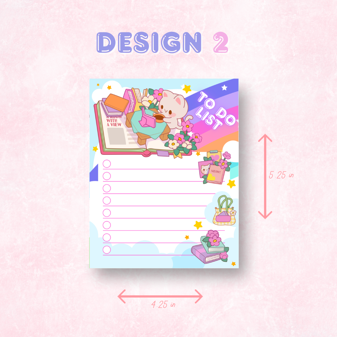Kawaii To-Do-List Notepad | 50 Sheets