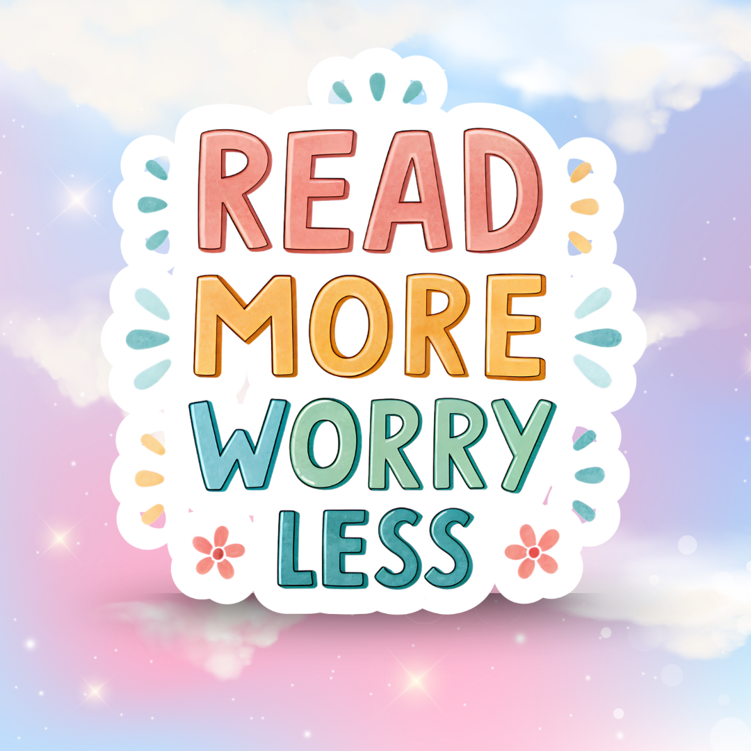 Book Lover Sticker Collection | Holographic Vinyl Water Resistant Stickers