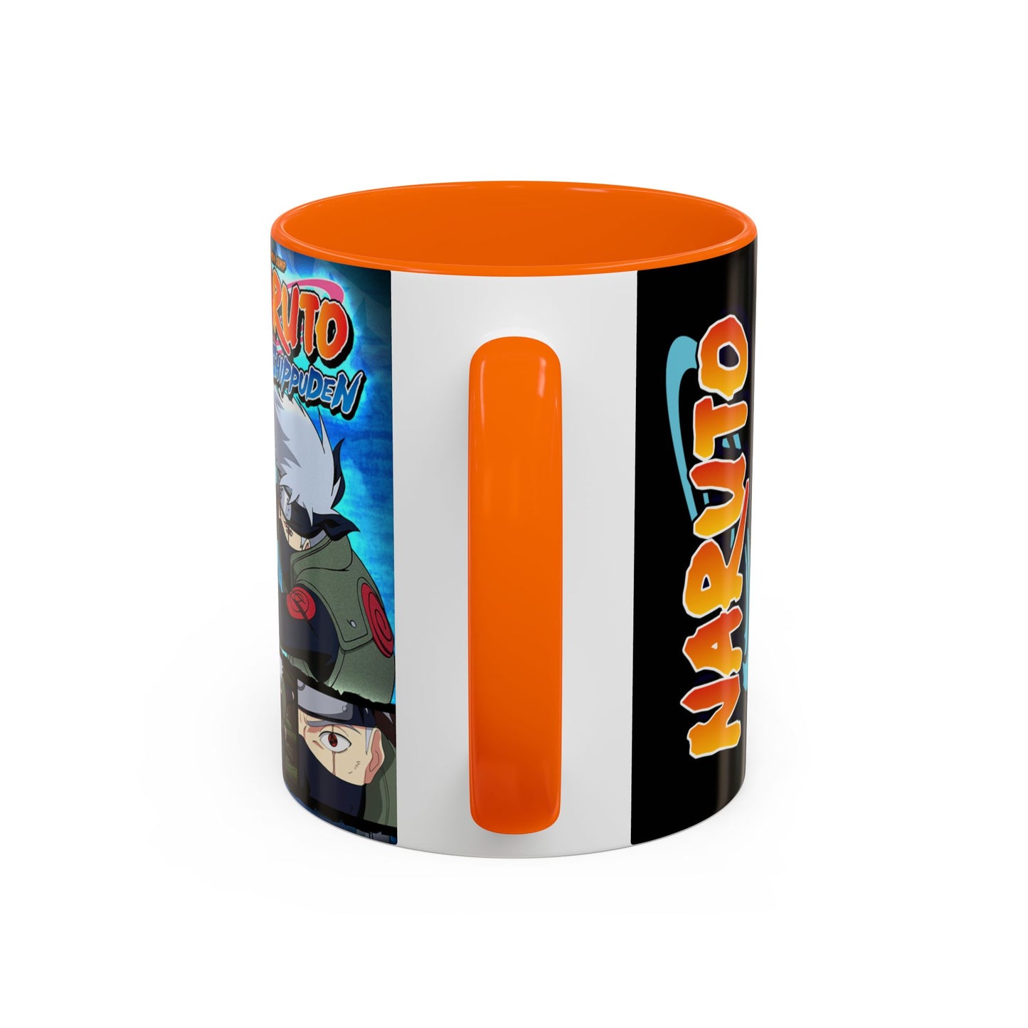 Naruto Kakashi Accent Coffee Mug  Anime Character Collage 11/15oz