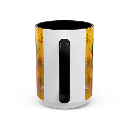 Yellow Sweater Santa Mug | Accent Coffee Mug